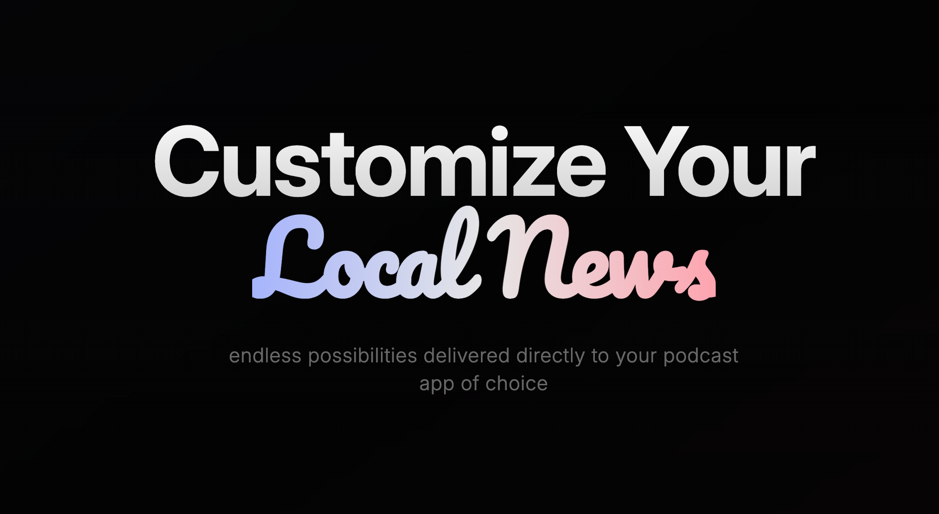 Local News Podcast
